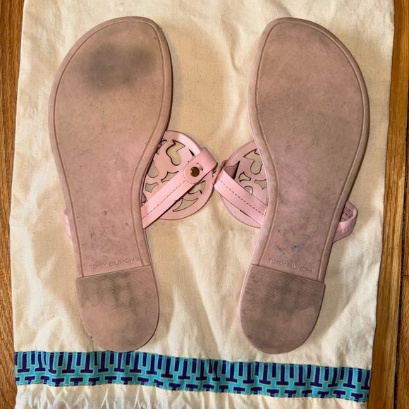 Tory Burch Pink Petunia Miller Sandals - Picture 7 of 9